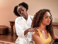 Ana Foxxx And Scarlit Scandal Fucking Passionately On The Floor