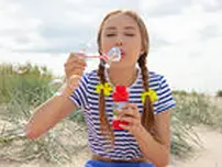 Playful Sporty Girl