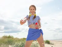 Playful Sporty Girl