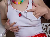 Closeup of teen pussy