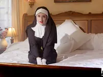 Aubree Valentine Wears Nuns Costume For Her Stepparent