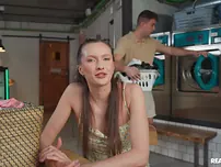 Long-haired Vixen With Inborn Titties Gets Plowed In The Laundry pictures (Stacy Cruz)