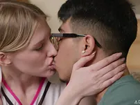 Insatiable Cheerleader Melody Marks Gets Plumbed In The Living Room