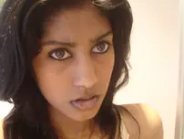 Indian chick is caught in her underwear while trying on different garments