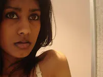 Indian chick is caught in her underwear while trying on different garments