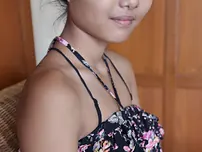 Uber-ultra-cute Chinese girl Pauw shows her flawless nubile bra-stuffers & gives a humungous boner a POV ride