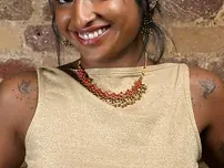 Indian MILF showcases her rock-firm funbags and smooth-shaven twat during solo activity