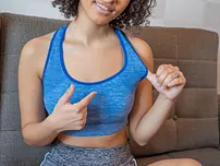 Sexy ebony Latina Dani Diaz getting finger plowed & dicked in POV