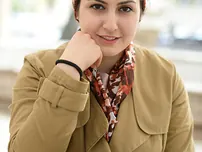 Ebony-haired plumper showcases her upskirt beaver with a strand of pleasure buttons jammed in cootchie