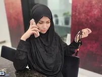 Kinky Arab stunner Crystal Rush takes a facial after insatiable POV plow-a-thon