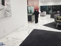 Kinky Arab stunner Crystal Rush takes a facial after insatiable POV plow-a-thon