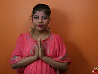 Obese Indian lady Rupali Bhabhi gets fully naked during solo act