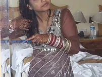 Indian woman models for bare bare shoot during her honeymoon