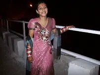 Indian woman models for bare bare shoot during her honeymoon