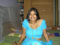 Desi housewife Aprita lets her boulder-possessor slide while posing non bare