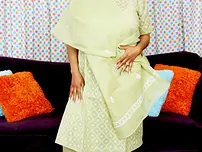 Elderly mature Indian Kira B modelling her wondrous legs non nude in sandals