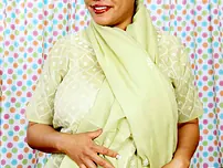 Elderly mature Indian Kira B modelling her wondrous legs non nude in sandals