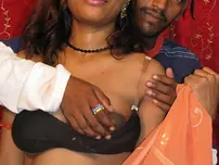 Indian girl receives a facial cumshot during sex with her lover