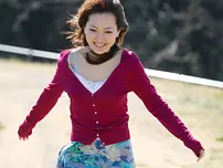 Sexy Japanese female Maiko Kazano reveals her superb bumpers as she gets naked