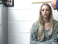 Nubile shoplifter Lily Larimar gets caught and screwed by a police officer