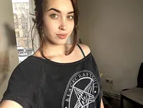 Wonderful inexperienced demonstrates her little baps & her sexy tat while nude