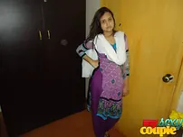 Prego Indian chick moisturizes after a douche before getting clothed
