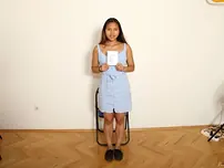 Obese teenage Olivia Lovely shows her huge udders and poses nude