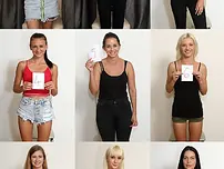 Adorable unexperienced Veronica Leal flashes her inborn boobies and smoothly-shaven honeypot