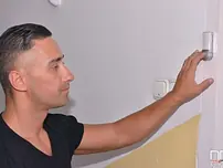 Light-haired teenage Zazie Skymm takes off and demonstrates her clean-shaven vag at the audition