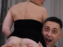 Towheaded milf runs in rivulets jizz from her cooch after romp with her plaything man