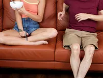 Bony youthfull dame Chloe Temple finishes intercourse with jism on her fuckbox