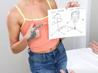 Bony youthfull dame Chloe Temple finishes intercourse with jism on her fuckbox