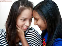 Adorable Indian teens having doll on dame orgy for first-ever time on camera