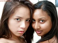 Adorable Indian teens having doll on dame orgy for first-ever time on camera