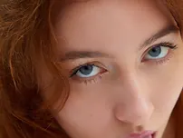 Noi Feja gets her MetArt face painted with jizz