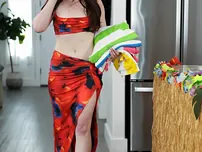 Maddie Wren, the naughty teen, gets down and dirty on camera