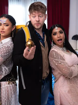 Exotic Bitches Yasmina Khan And Nuria Milan Share Rock Firm Prick photos (Nuria Millan)