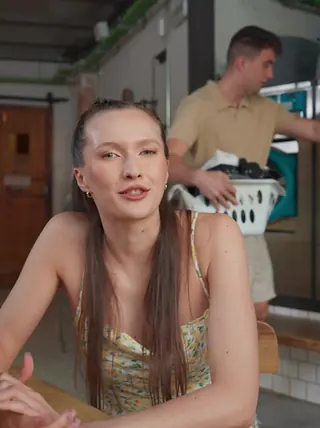 Long-haired Vixen With Inborn Titties Gets Plowed In The Laundry pictures (Stacy Cruz)