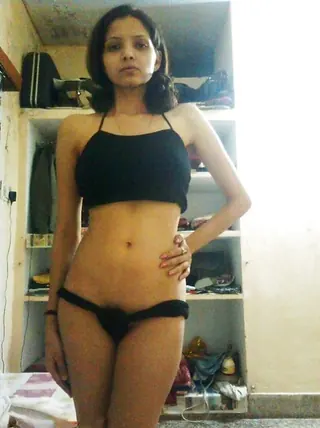 Indian woman models various items of garb and lingerie in non nude manner