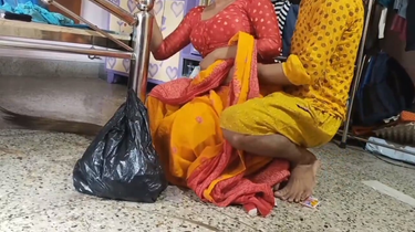 Desi stepmom and Indian stepson get crazy in maid's arse