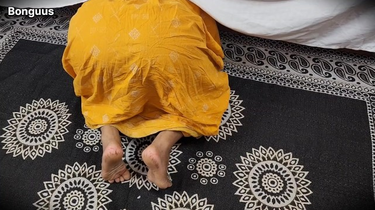 Stepmom Bonguus gets plumbed rock-hard from behind by a huge trouser snake stepson and creampied