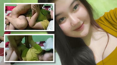 Unsuspicious Chinese gf left behind to have fun with underwear & get creampied