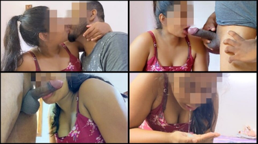 Crazy Desi stepsister inhales and guzzles jizz after inspecting rock hard
