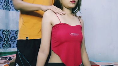 Steamy Indonesian housewife gets her sizzling assets kneaded before sucking & licking a milk can