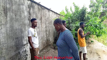 Observe me and my neighbors share a raw and insane Nigerian 3some on a rainy day!