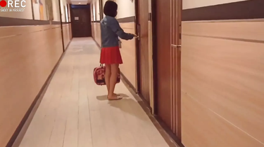 Indonesian stewardess gets off on being a excellent female and getting poked from behind