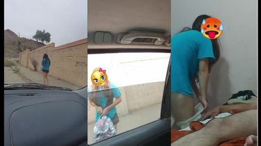 See as youthfull female heads crazy for aluminum can and takes it in her cock-squeezing arse