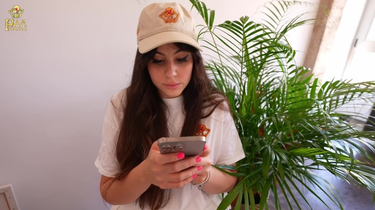 Pamsnusnu's sloppy chat: Big-titted Nubile in uniform, chatting muddy and pulverizing rock hard