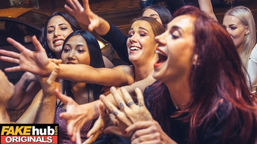 May Thai & her small chinese gf get screwed rock-hard at a club