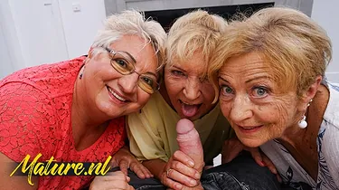 Martin Spell's 3 of bootylicious grandmothers share one fortunate toyboy!